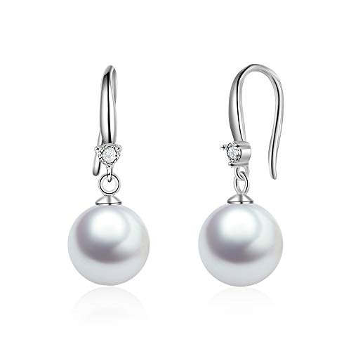 Boucles d'oreilles Vintage en Perles Anti-Allergie en Argent 925