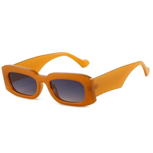 Lunettes de soleil carrées dégradées au design rétro intemporel