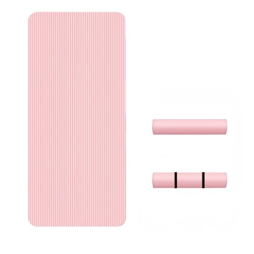 ShantiSoul ヨガマッ ト厚め 20mm 防滑 撥水 静音 耐荷重 NBR素材 エコ 高反発 家庭用 初心者 ギフト プレゼント トレーニングマット メディテーション (ピンク, 180x61cm)（Amazon）