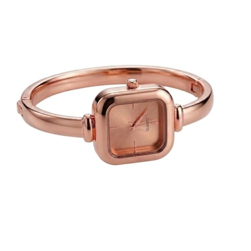 Image of WISEWALKER Women's Bangle Bracelet Watch Silver Dial Elegant Style Anlalog Ladies Wrist Watch