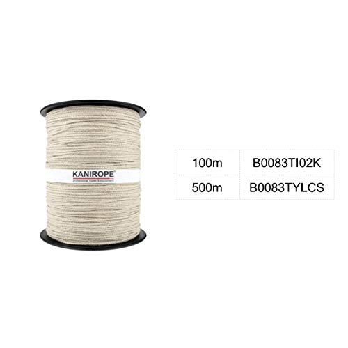 Kanirope® Hanfseil Seil Hanf HEMPBRAID 1,5mm 100m 8-fach geflochten – Bild 3