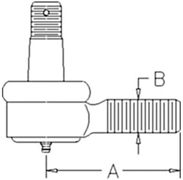 Tie Rod End 3A012-62920 Power Steering Cylinder Fits M4700 M5400, Replacement for Kubota OEM
