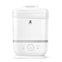 Snow Bear Baby Bottle Sterilizer and Dryer with Touchscreen, 6-in-1 Steam Bottle Sterilizer for Baby Bottles Pacifier, Breast Pump Part, 13 Bottles Extra-Large Capacity for Fast Drying Baby Essential