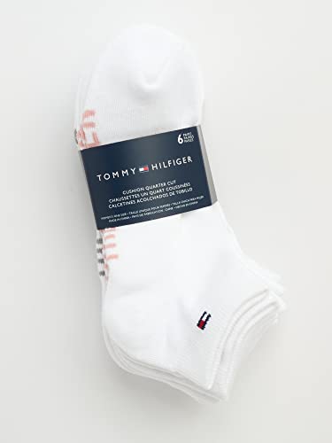 Tommy Hilfiger Women's 6 Pack Flag Sport Cushion Short Crew Socks3