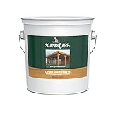 Scandiccare® Carport&Pergola Öl 3L - Gelartiges Holzschutzöl für senkrechte Flächen