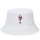 RF&CM Wildberry Aperitif Bestickte Hat, Süße Hat, Lillet Geschenk, Hat Damen, Herren Hat, Hat Spritz, Sommerhut, Cocktail Liebhaber Geschenkideen,Lillet-Liebhaber-Hut