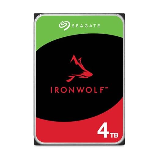 Seagate IronWolf 4 TB interne Festplatte, NAS HDD, 3.5 Zoll, 5900 U/Min, CMR, 64 MB Cache, SATA 6 GB/s, Silber, inkl. 3 Jahre Rescue Service, FFP, Modellnr.: ST4000VNZ06
