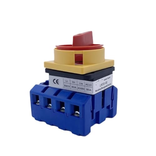 TSIOHKBS 80A Load Disconnect Isolator Switch LW30-80/4P Main Control Electronic Starter Power Supply Cut Off Three-Phase Four Wire