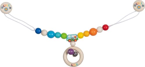 goki 65360 – Kinderwagenkette „Regenbogen Van“ – farbenfroher...