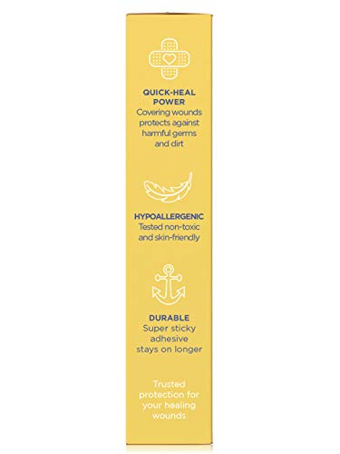Image of Ouchie Non-Toxic Printed Bandages Double Combo (40 Pack) - Yellow