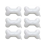 12Pcs Bone Shaped Balloons Foil Helium Aluminum Balloons for Pets Dog Birthday Wedding Christmas Party Suppliers (Small Size)