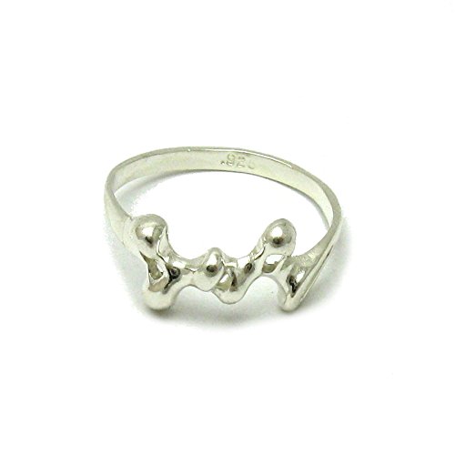 Bague en argent massif 925 Empress R001517 anneau fin léger