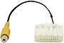 RED WOLF Backup Camera Wiring Harness to Factory Radio for Jeep 2007-2019, Dodge RAM 2007-2012, Chrysler 2007-2016 Reverse Rear View Camera Input Cable Plug RCA to OEM Stereo Display Adapter