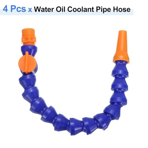 Mangueras flexibles de rosca G1/2 con interruptor integrado para aceites de torno 4