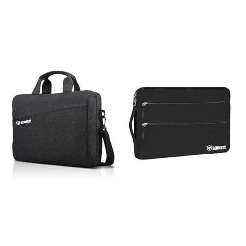 Image of KBBRD Bennett Mystic Unisex Adult Men's Laptop Bag 15.6 inch Side Shoulder Briefcase Satchel Messenger Bu