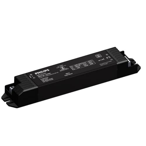 Philips Strip Light 60-watt LED Transformer | LED Strip 5A Driver for Power Supply | Black, Pack of 2