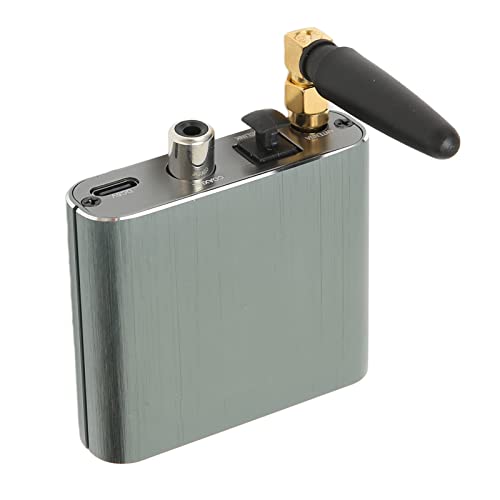 Wireless Music Adapter with Bluetooth 5.2, Low Latency AUX Optical Coaxial Output, APTX Codec, Plug and Play, 15m Transmission