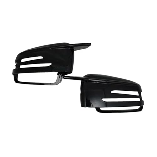 車のバックミラーハウジング Compatible With For E Class W212 2010-2015 For S W221 2006-2013 For CLA C117 2014-2018 用 車用バックミラーサイドミラーカバーに対応(Blac