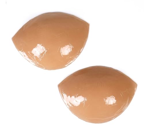 Double-Sided Sticky Demi Padded Bra Lift Inserts Washable Reusable Adhesive Small/Medium Nude