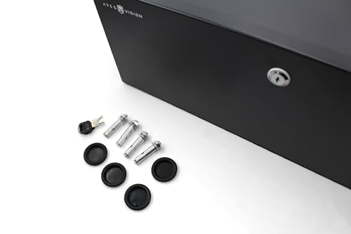 ARES VISION DVR Lock Box 15" x 15" x 5" – Heavy Duty 16 Gauge Steel Security Enclosure with Fan, Lock & Key, Cable Knockouts – Secure NVR, Router, AV Equipment for Home & Commercial Use by ARES VISION - Image 5