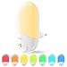 Veilleuse Enfant LED LOFTer Veilleuse Prise Electrique Multicouleur Automatique Plug-And-Play Veilleuse Secteur Avec Capteur Crépusculaire (1 pièce)