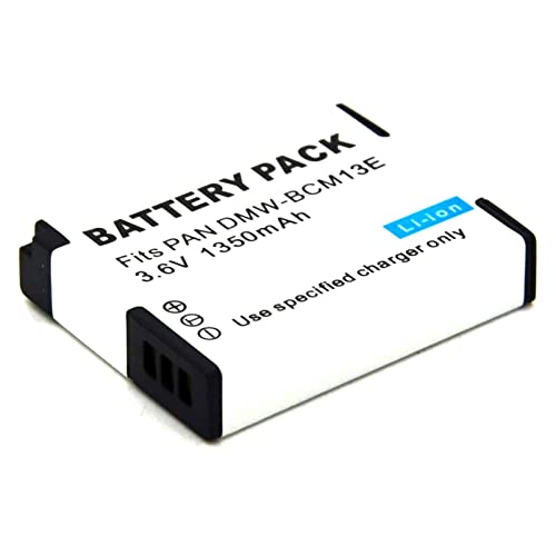 Replacement Rechargeable Battery Pack for Panasonic DMW-BCM13 DMW-BCM13E DMW-BCM13PP VSK0800 VSK0801 DMC-FT5 DMC-FT5A DMC-FT6 DMC-FT7 DMC-LZ40 DMC-LZ40K DMC-TS5 DMC-TS5A DMC-TS6 DMC-TS7 DMC-TZ37