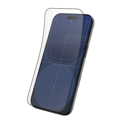 RhinoShield Protection d'écran Compatible avec [iPhone 17/17 Pro/ 16 Pro] | Impact Protector Pro – résistant aux Chocs et aux Rayures, Anti-lumière Bleue, Outil d’Installation Inclus -Transparente