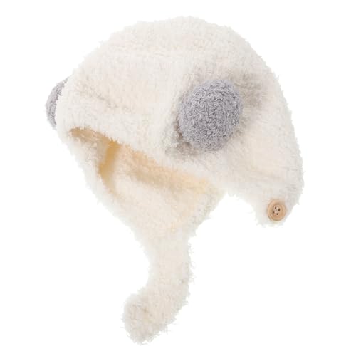 Hat with Bear Ears Warm and Protective Earmuff Beanie for Boys and Lightweight Stylish Caps for Cold
