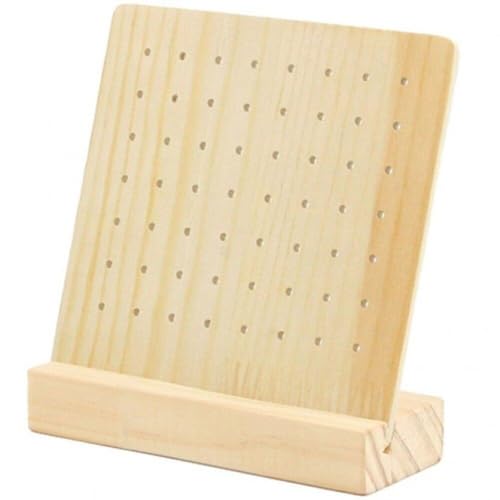 Support de rangement de boucles d'oreilles en bois idéal pour votre coiffeuse