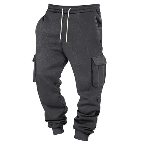Sweatpants Men Relaxed Fit Workout Stretch Bottom Casual Lounge Baggy Elastic Wiasted Athletic Joggers Pants2