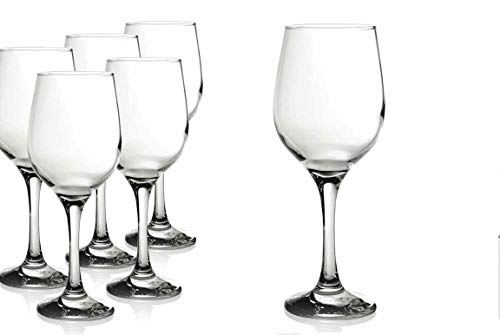 Gicos Import Export Srl Set 6 Bicchieri Calici Vino Bacco 480 Cc In Vetro Bicchieri Vino Classico Acf-732126