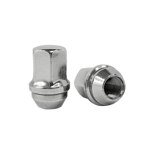 Image of M14x1.5 Wheel Lug Stud Nut Set Compatible with 2008-22 Cadillac Escalade SRX CT5 CT6 CTS XT5 XTS Camaro Equinox Malibu Impala Colorado C1500 C2500 K1500 K2500 Suburban (4PCS)