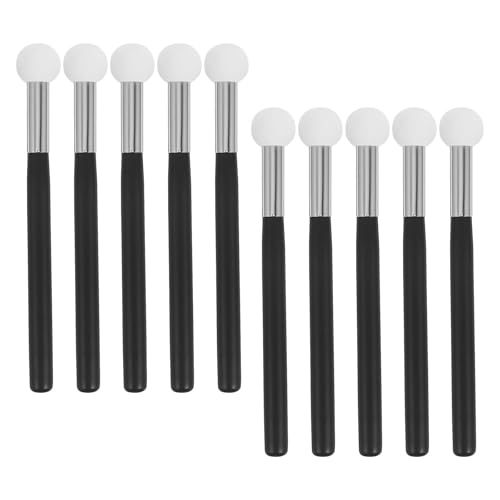 10pcs Mushroom Head for Foundation and Concealer Makeup Sponge Brush