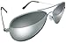 Price comparison product image Aviator 70's Style Classic Full Mirror Chrome Silver Sunglasses with distortion free GLASS lens