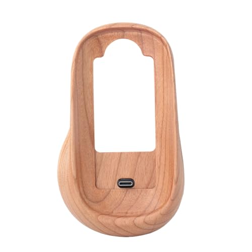 Estación de carga rápida USB C universal con soporte de madera resistente para mesas de despacho