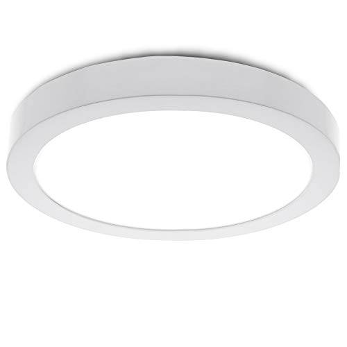 Greenice | Plafón LED Circular Superficie Ø210mm 20W 2000Lm 30000H | Downlight LED | Panel LED Techo | Lamparas de techo | Salón, Pasillos, Dormitorio, Oficina, Baños | Blanco Frío