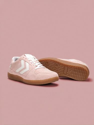 Image of hummel Ciela Casual Suede Sneaker for Women Lightweight with Synthetic Suede Enhanced Comfort Cushioned Insole and Slip-Resistance Work and Play Business Casual Shoes