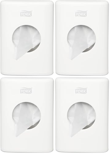Sachets serviettes hygiéniques Tork distributeur discret blanc B5