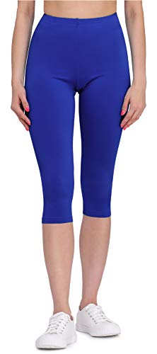 Leggings capri donna in viscosa, soffice, traspirante, e piacevole al tatto