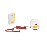 Secure Wireless Caregiver Pager and Nurse Call Pull Cord Transmitter