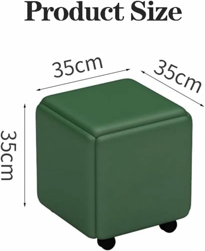 Chaise de cube ottoman 5 en 1 Nidite : tabouret empilable carré - 5