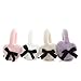 WEISUYUUS Adorable Bows Plush Ear Muffs Winter Warm Thermally Earmuffs Ear Fashion Cover for Women Girls Outdoor Sports