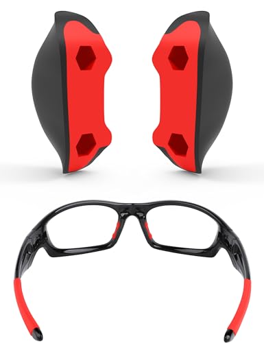 Image of ToughAsNails Replacement Nose Pads Pieces for Oakley Straight Jacket 2007 Sunglasses - Low Bridge Fit