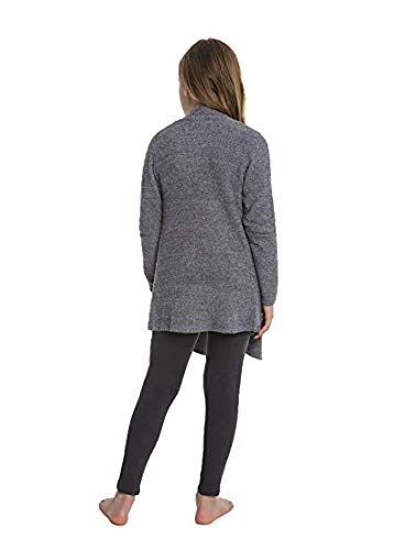 Barefoot Dreams Girl's Cozychic® Calypso Wrap (Little Kids/Big Kids) Heather Pacific Blue/Pewter 6-7 (Little Kids) #TOP4