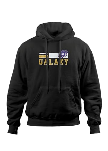 PIROIT Frankfurt Galaxy 2023-Sudadera con Capucha Sudadera con, Negro, Extra-Large Unisex Adulto