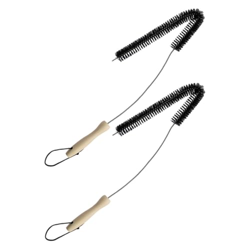 COSMEVIVI 2pcs Flexible Dryer Vent Cleaner Brush Pipe Cleaner Brush for Washing Machine Cleaning Long Reach Vent Cleaning Tool Random Style