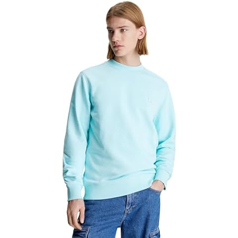Sweat Calvin Klein Jeans Turquoise XXL Cover