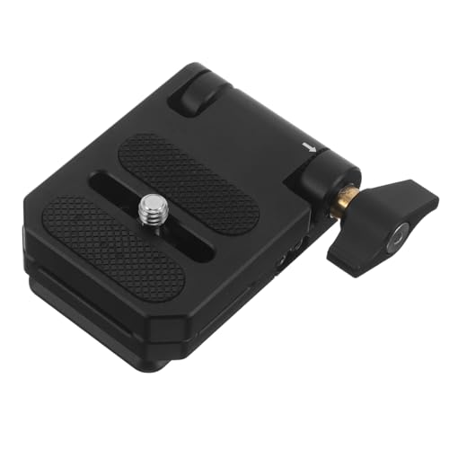 ELAYARD Piastra Sgancio Rapido per Treppiede in Lega di Alluminio Adattatore per Montaggio Verticale Dslr Supporto Pieghevole per Fotocamera Treppiede