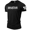 GYMTIER Spartan Forged - Spartan - Men's Gym T-Shirt Bodybuilding Training Workout Lifting Top Clothing, Black, XXL #4