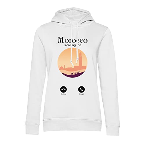 Sweat Morocco is Calling Me avec capuche et imprimé paysage HD